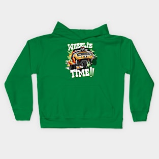 Wheelie TIME!!! Kids Hoodie